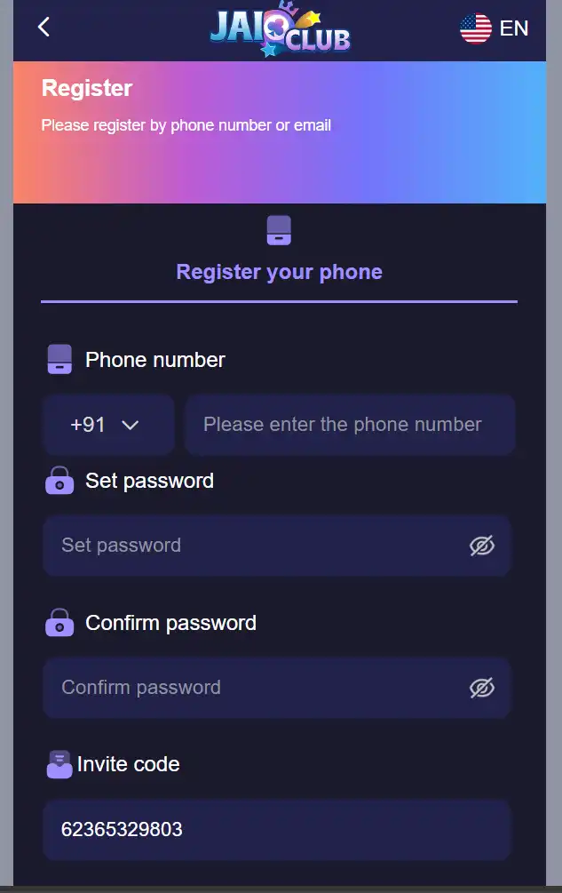 Jai Club Login